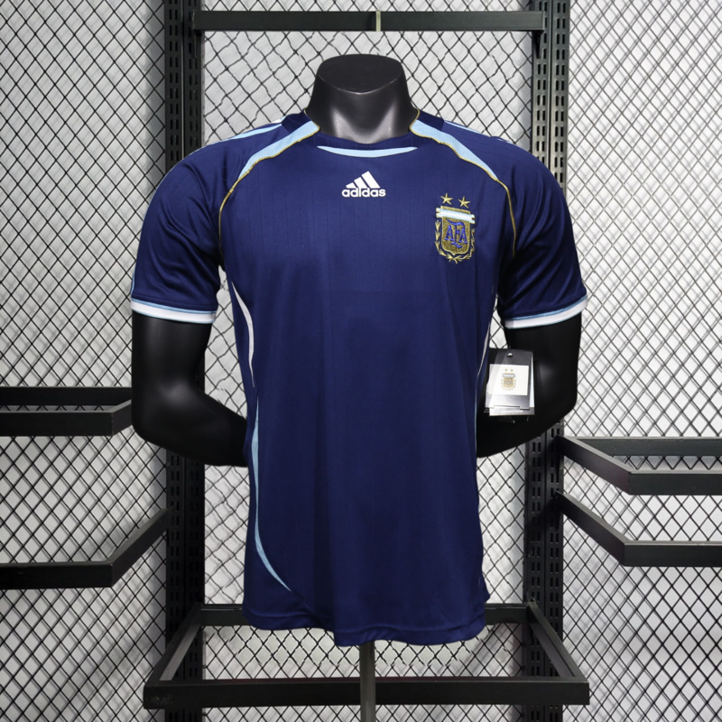 retro player 2006 Argentina away retro MESSI football jersey
