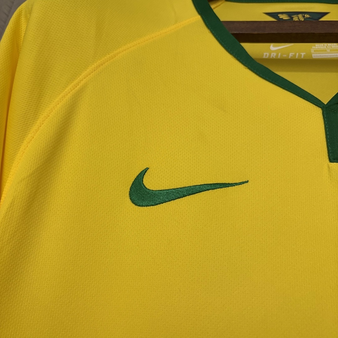 Retro 2014 Brazil Home Retro football jersey