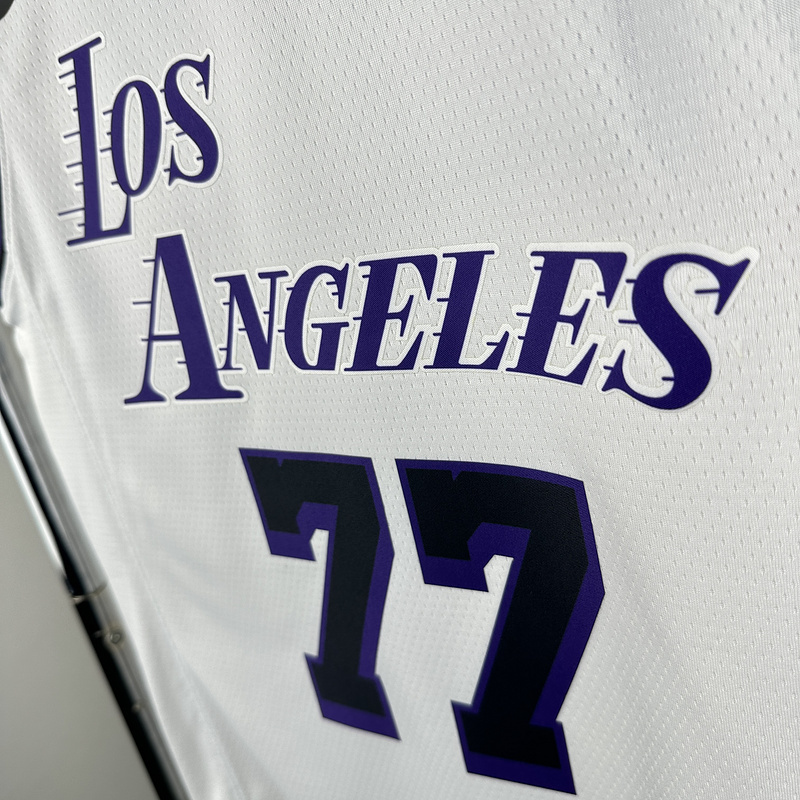 2023 NBA Lakers 77 DONCIC Basketball Jersey