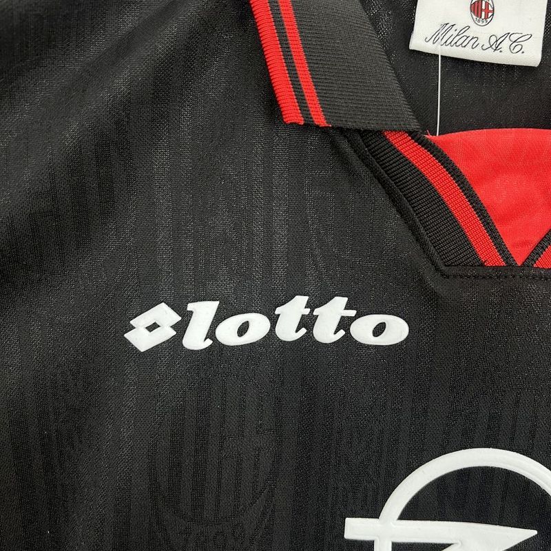 Retro 1997-98 AC Milan Third Away Retro BAGGIO BARESI VIEIRA ALBERRTINI Football jersey