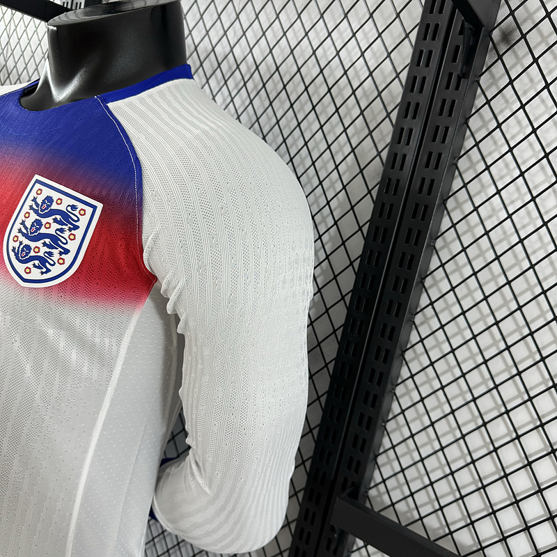 Player 2025-26 England Home Long sleeves Football jersey