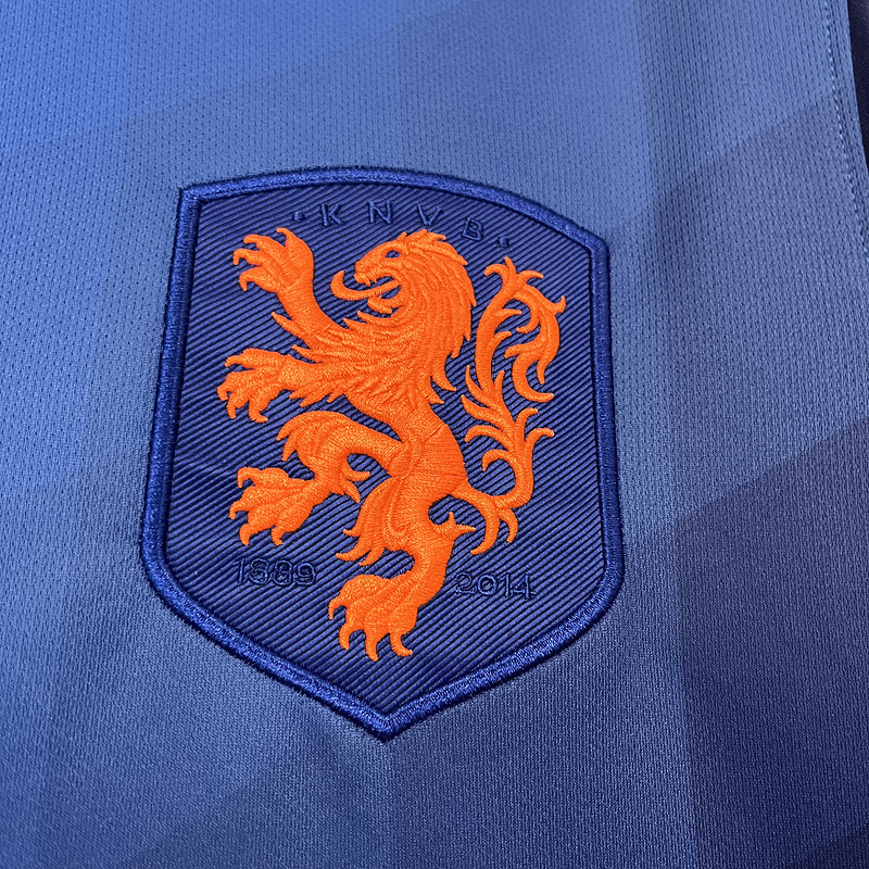 Retro 2014 Netherlands Away Retro football jersey