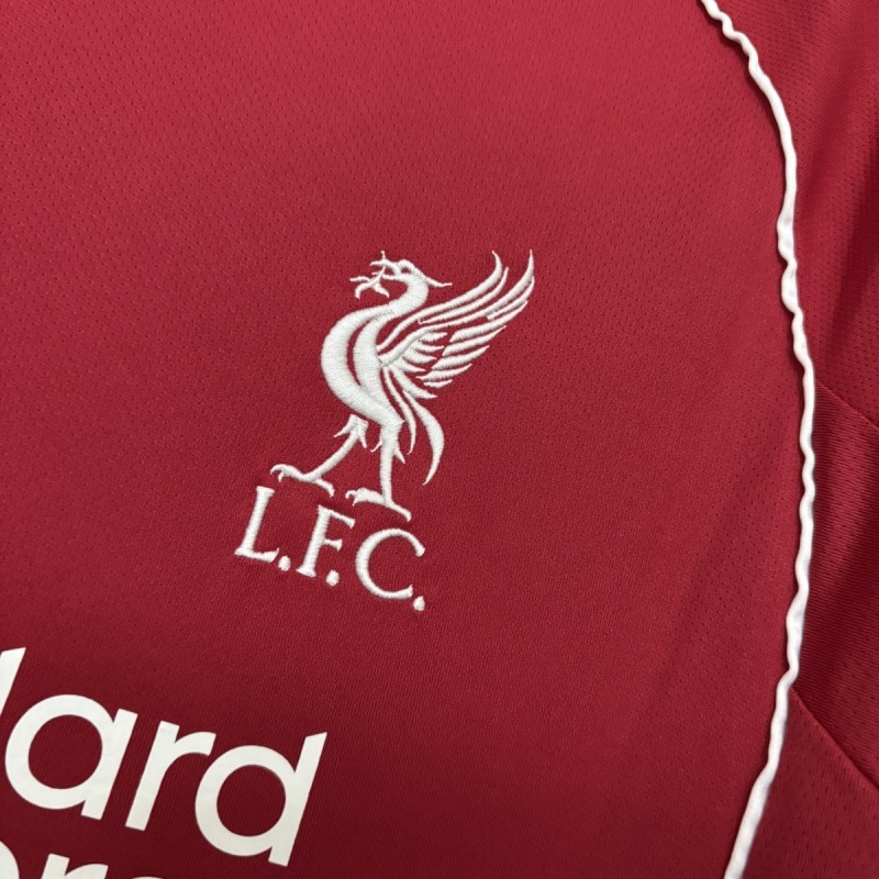 2025-26 Liverpool Home Long Sleeve Football jersey