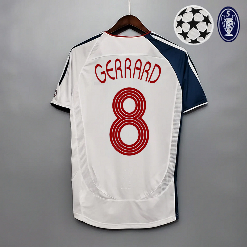 Retro 2006-07 Liverpool Away retro Football jersey
