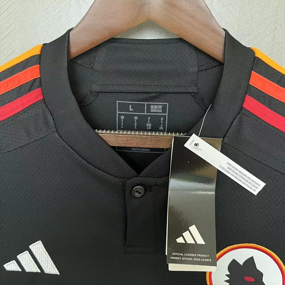2023-24 AS Roma Third Fans Jersey Sponsored