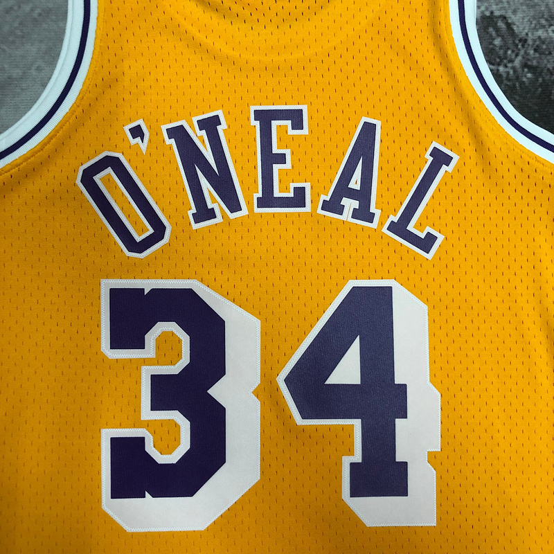 1996-97 NBA Lakers  34 O'NEAL Basketball Jersey