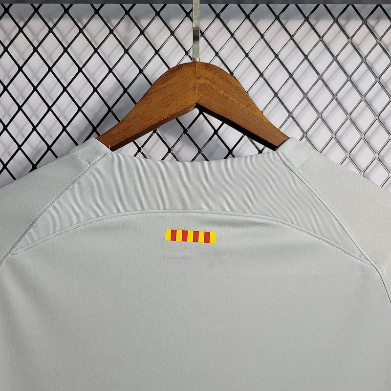 2022-23 Barcelona third away LEWANDOWSKI O.DEMBELE PEDRI PATRI JORDI ALBA Football jersey