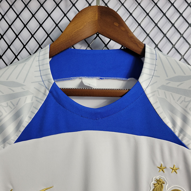 2022 France white training Football jersey