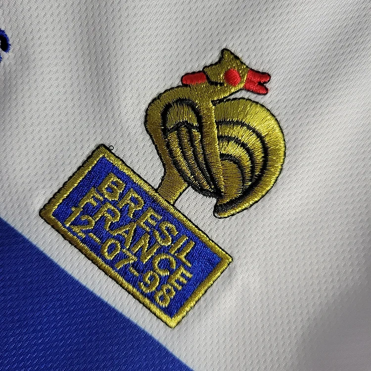 Retro 1998 France away Retro Zidane LIZARAZU Henry Football jersey