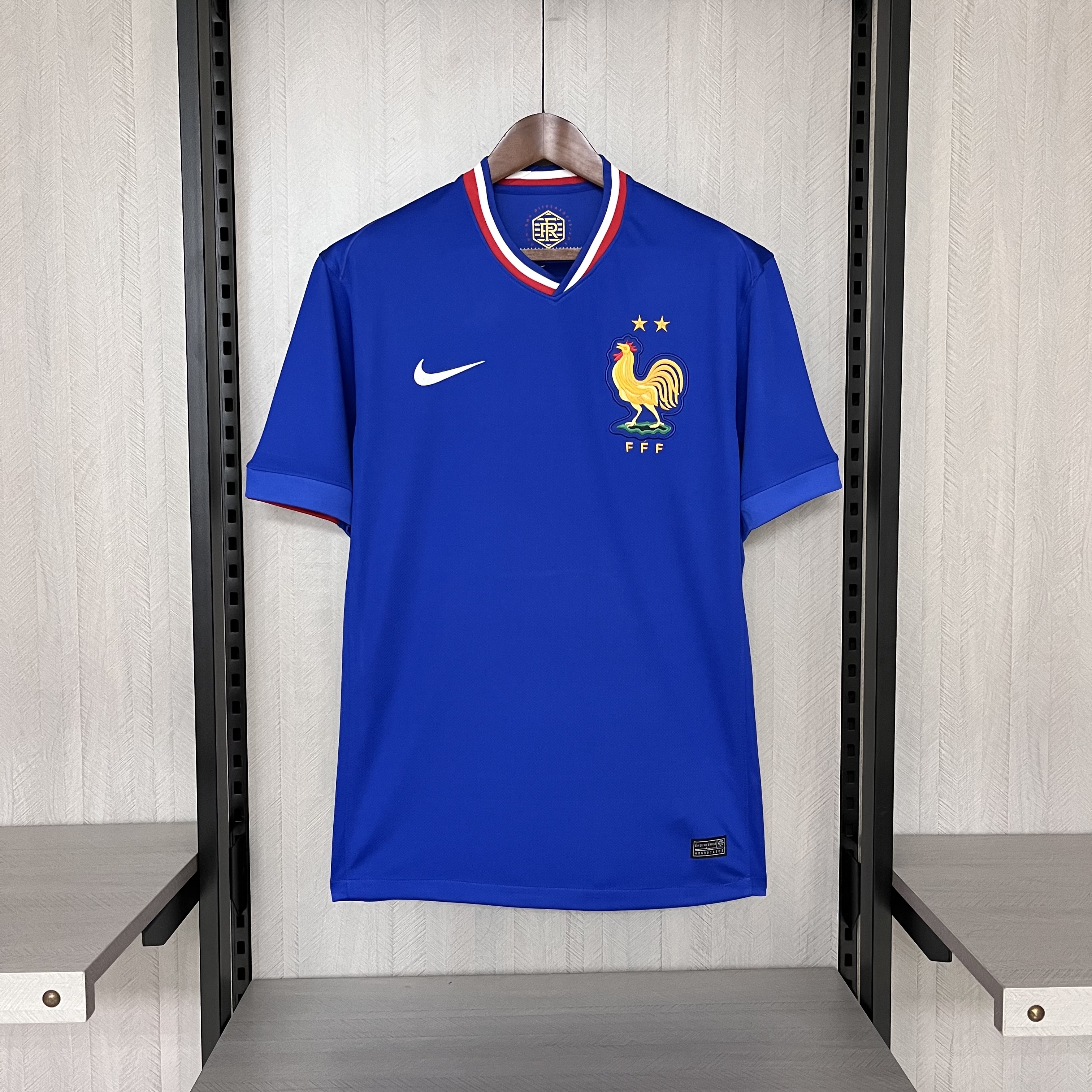 2024-25 France home CAMAVINGA  GRIEZMANN GIROUD MBAPPE DEMBELE T. HERNANDEZ Football jersey