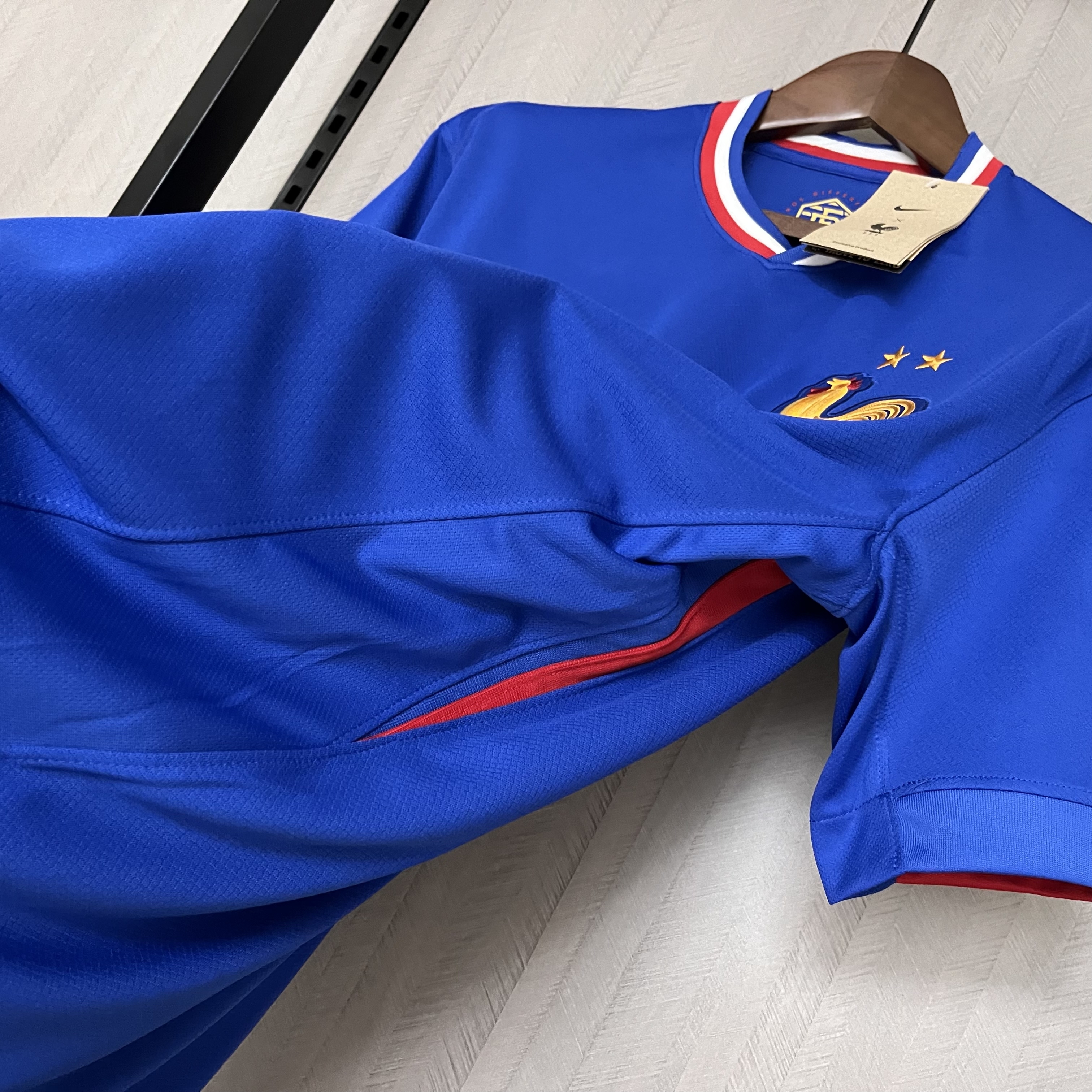 2024-25 France home CAMAVINGA  GRIEZMANN GIROUD MBAPPE DEMBELE T. HERNANDEZ Football jersey