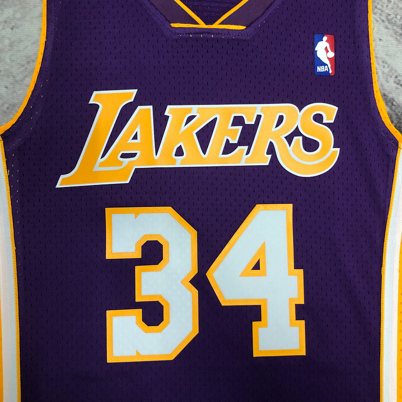 1999-00 NBA Lakers 34 O'NEAL Basketball Jersey
