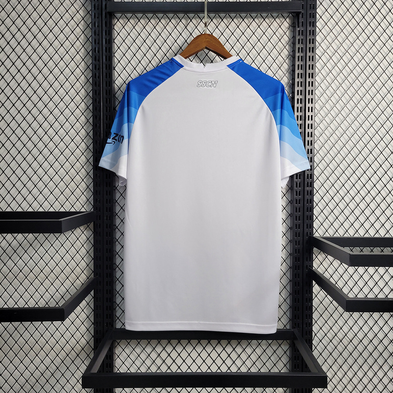 2023-24 Napoli Champions Edition White Football jersey