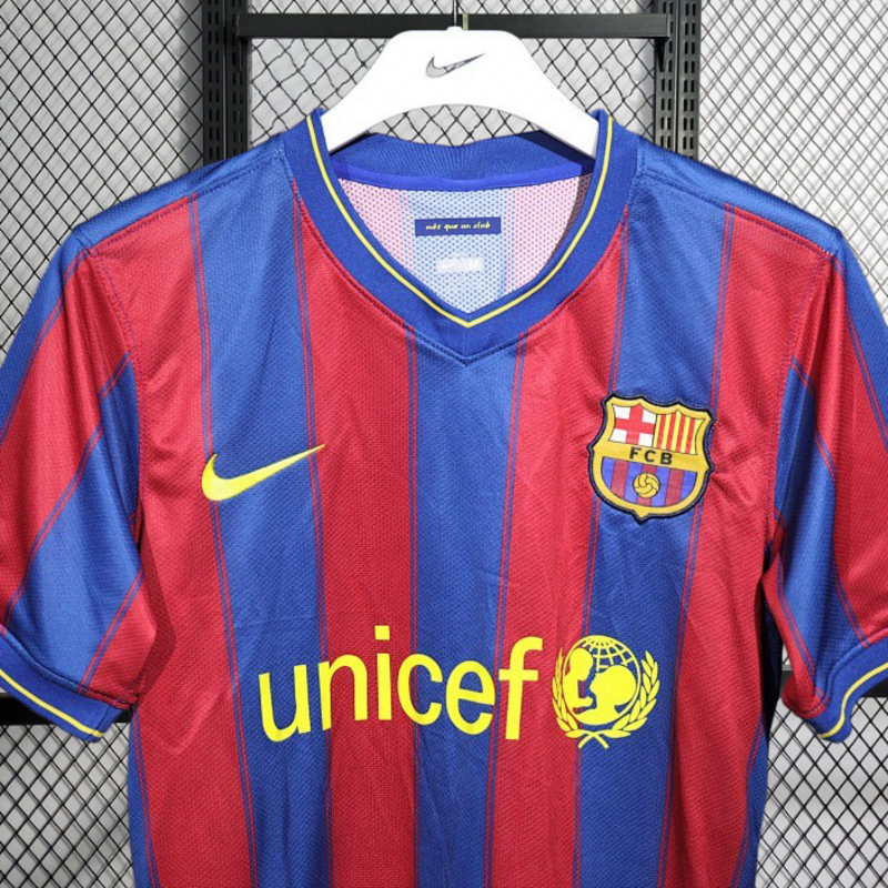 Player Retro 2009-10 Barcelona Home Retro MESSI PIQUE IBRAHIMOUIC XAVI A.INISTA HENRY Football jersey