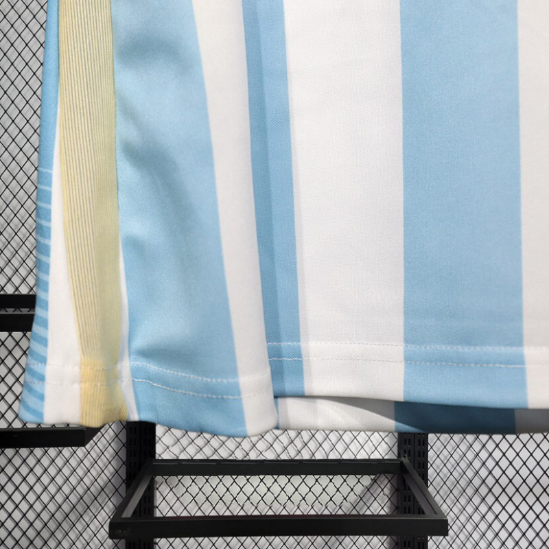 Player Retro 2014 Argentina Home Retro Football jersey