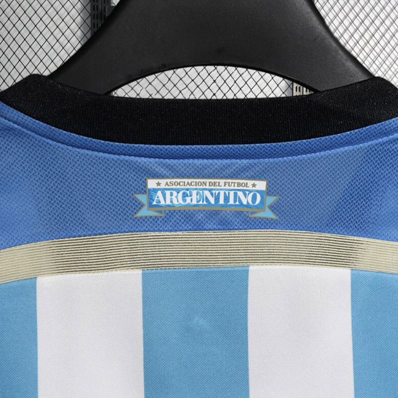 Player Retro 2014 Argentina Home Retro Football jersey