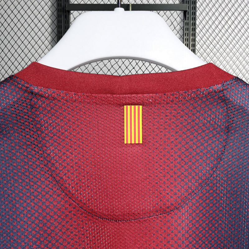 Retro Player 2012-13 Barcelona Home Retro Long sleeves Football jersey