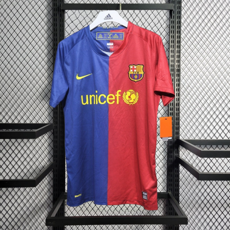 Retro Player 2008-09 Barcelona Home Retro Football jersey