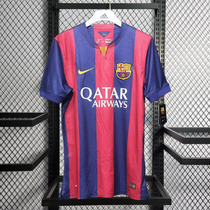 Retro Player 2014-15 Barcelona Home Retro Football jersey