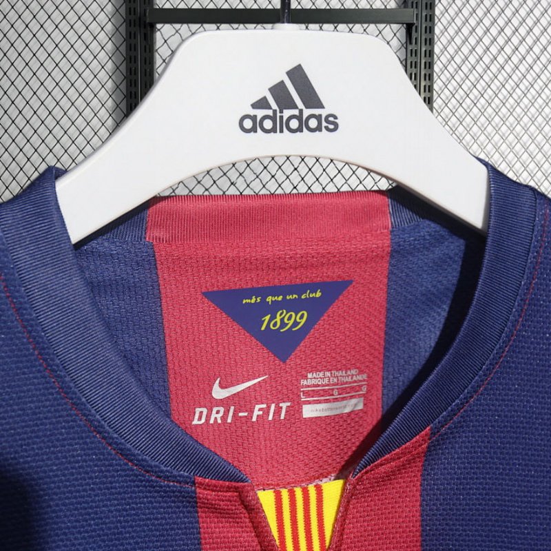 Retro Player 2014-15 Barcelona Home Retro Football jersey