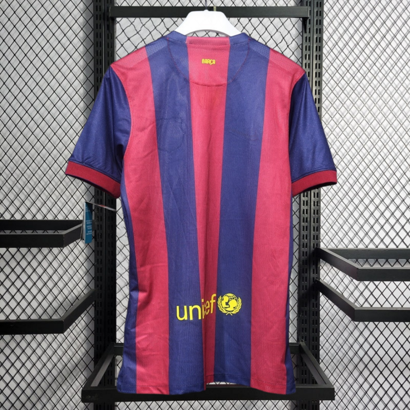 Retro Player 2014-15 Barcelona Home Retro Football jersey