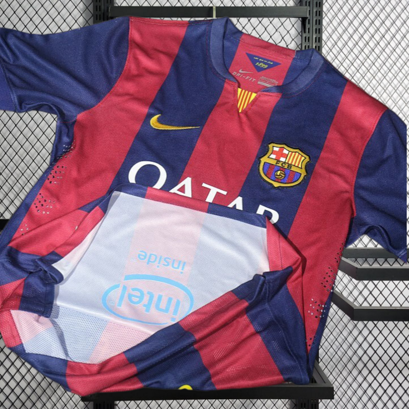 Retro Player 2014-15 Barcelona Home Retro Football jersey