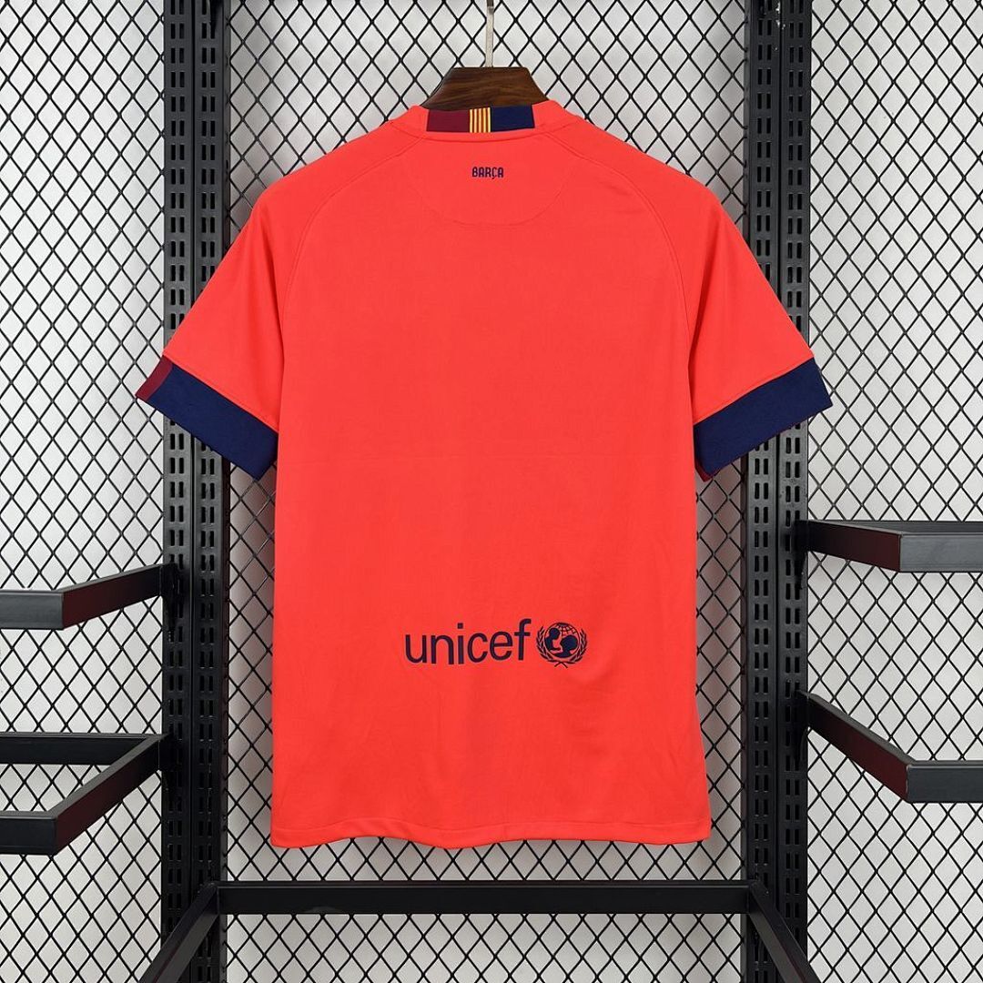 Retro 2014-15 Barcelona away Retro MESSI PIQUE XAVI A.INISTA PUYOL Football jersey