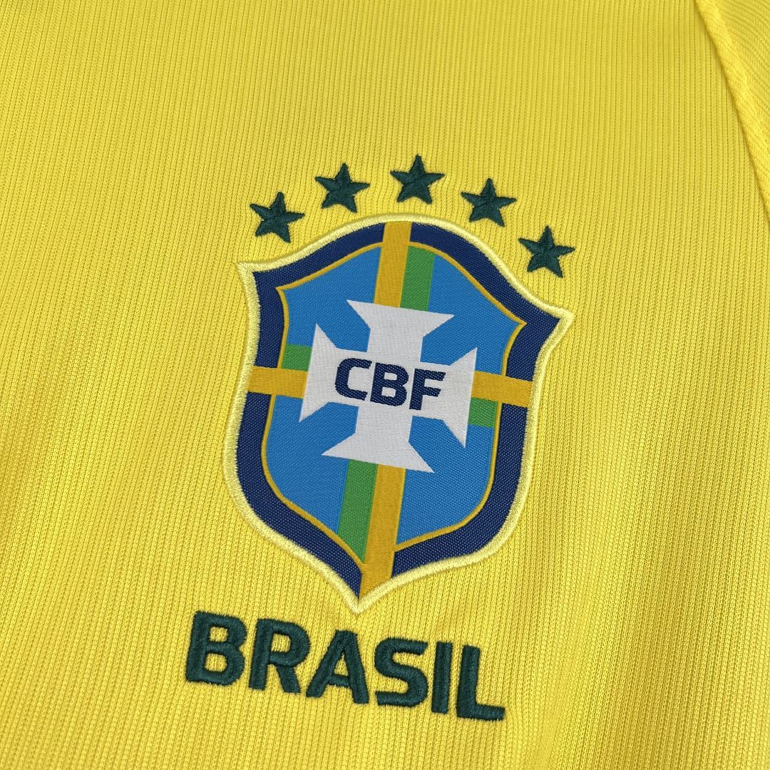 2026 Brazil home Long sleeves Football jersey