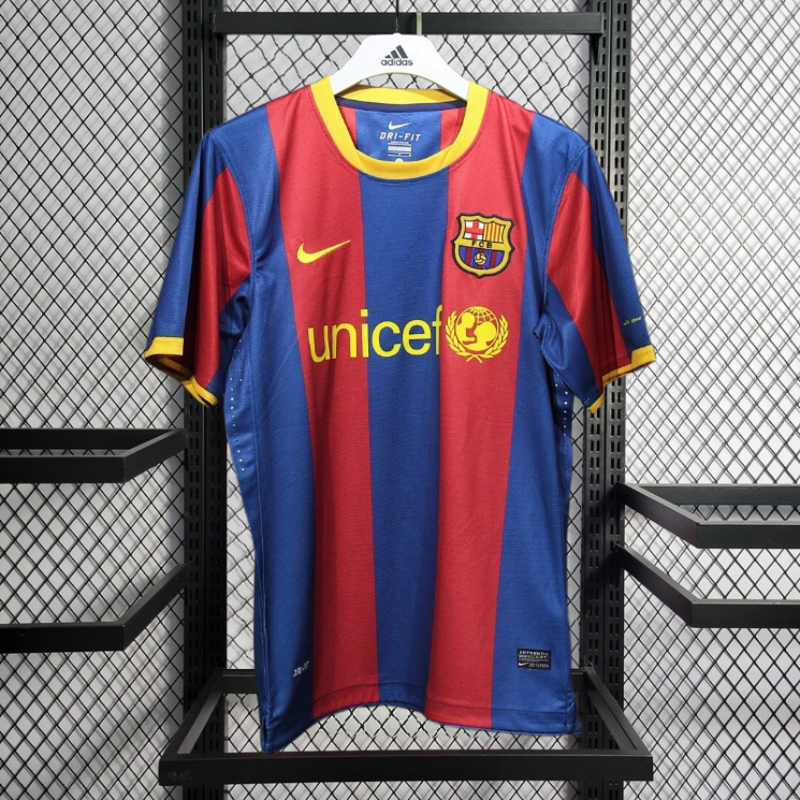Retro Player 2010-11 Barcelona Home Retro Football jersey