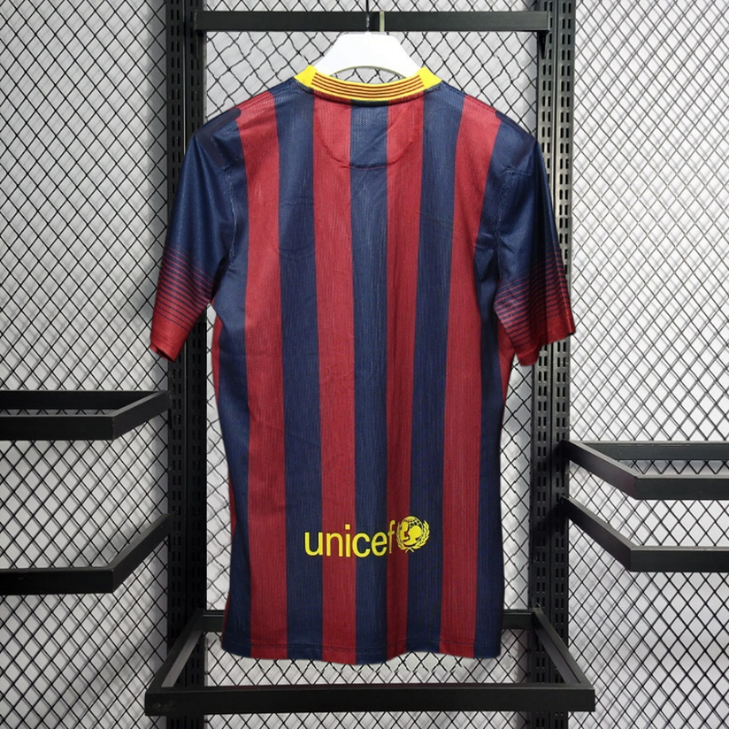 Retro Player 2013-14 Barcelona Home Retro Football jersey