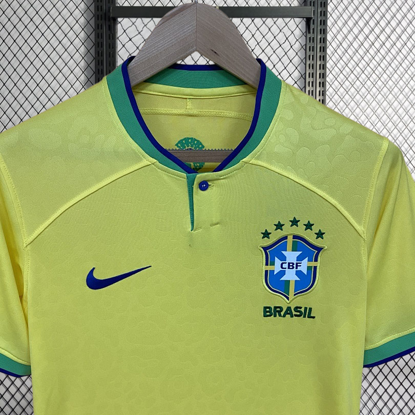 2022-23 Brazil Home VINI JP PAPHINHA CUNHA NAYMAR JR L.PAQUETA Football jersey