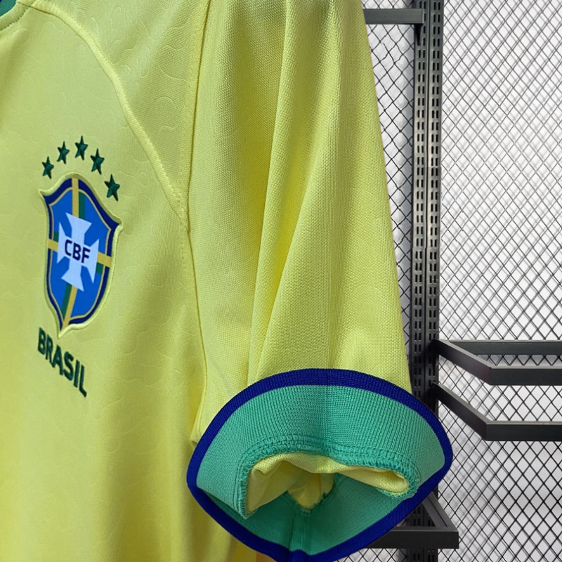 2022-23 Brazil Home VINI JP PAPHINHA CUNHA NAYMAR JR L.PAQUETA Football jersey