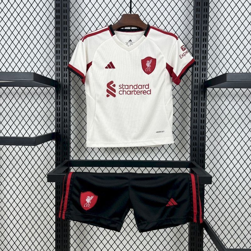2025-26 Liverpool Away kids Football jersey
