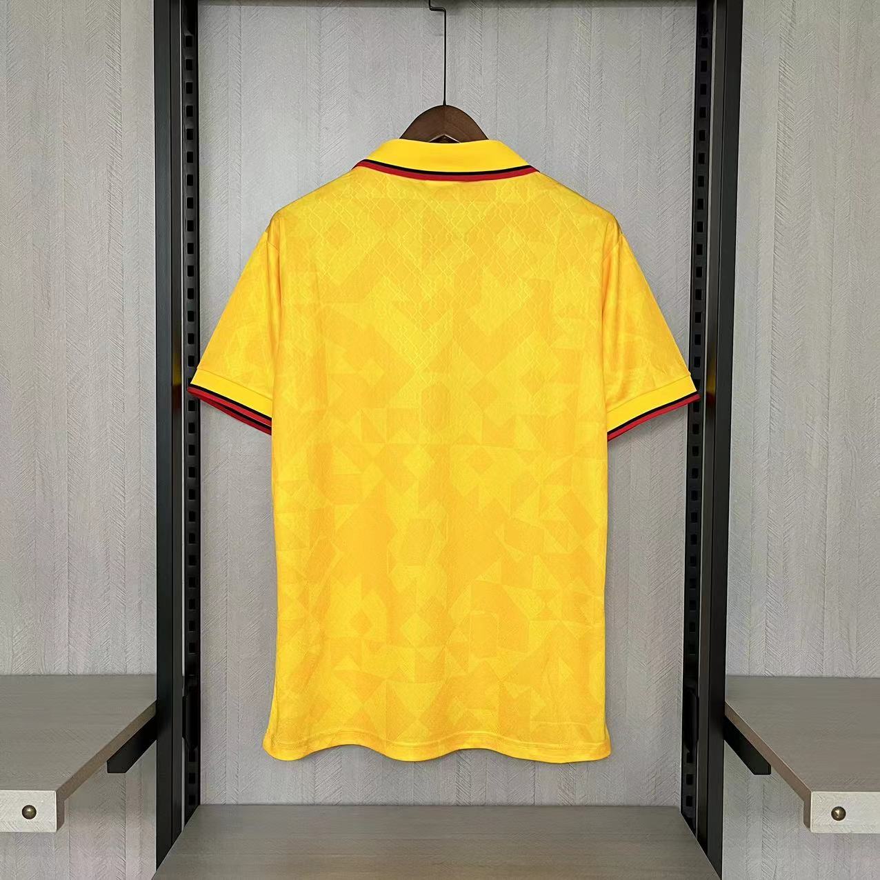 Retro 1995-96 AC Milan away Retro BAGGIO BARESI VIEIRA  ALBERTINI Football jersey