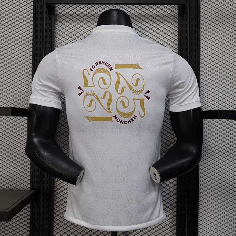 Player 2024-25 Bayern Munchen 125th anniversary white Football jersey