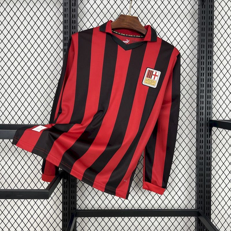 2024-25 AC Milan 125th Anniversary Goalkeeper Long Sleeve Football jersey