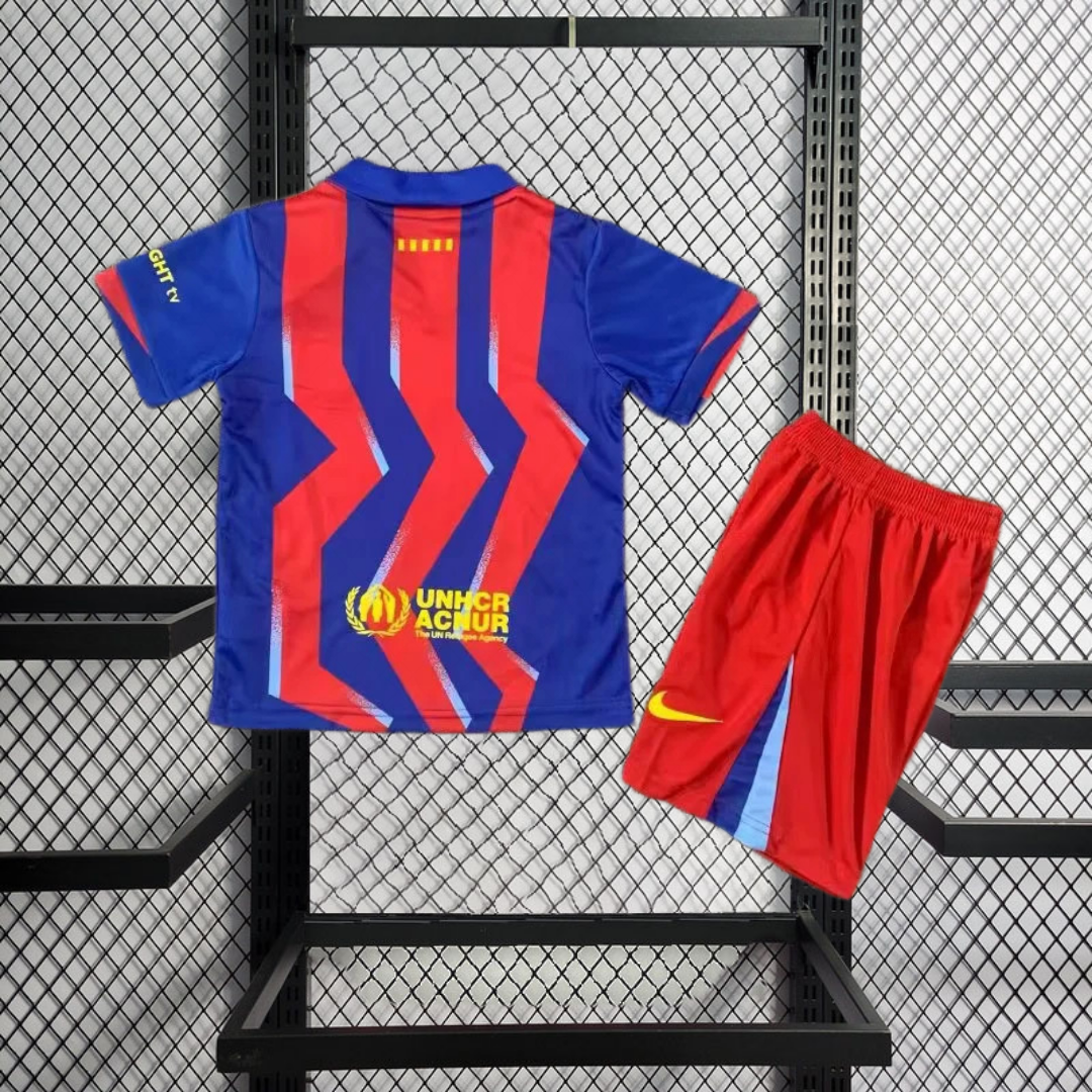 2025-26 Barcelona 2 Away Kids Football jersey