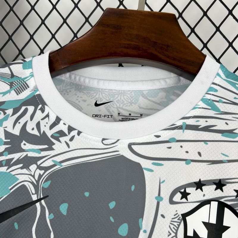 2025-26 Brazil White Parrot Edition Football jersey