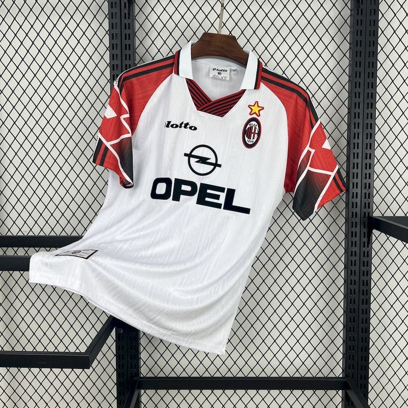 Retro 1997-98 AC Milan Retro BAGGIO BARESI VIEIRA ALBERRTINI Football jersey
