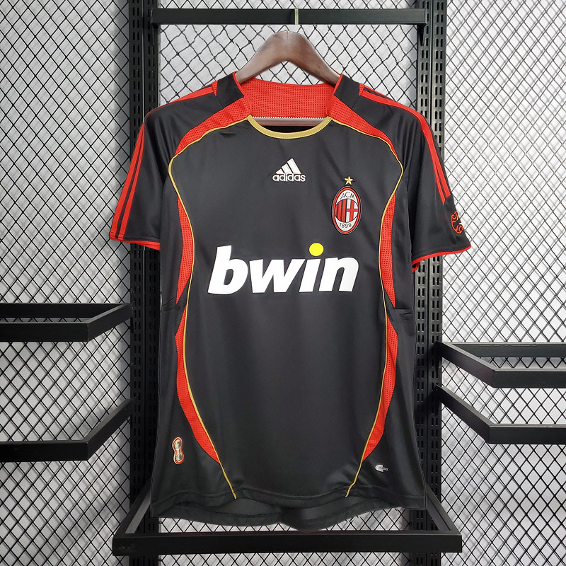 Retro 2006-07 AC Milan third away retro MALDINI KAKA PIRLO  Football jersey