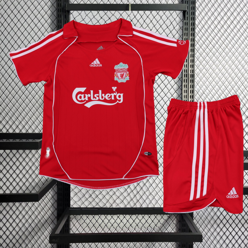 Retro KIDS 2006-07 KIDS Liverpool Home retro Football jersey
