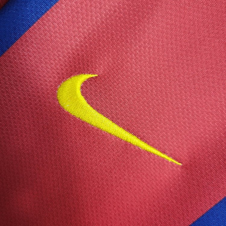 Retro 2007-08 Barcelona Home Retro MESSI RONALDINHO ETO'O XAVI A.INISTA HENRY Football jersey