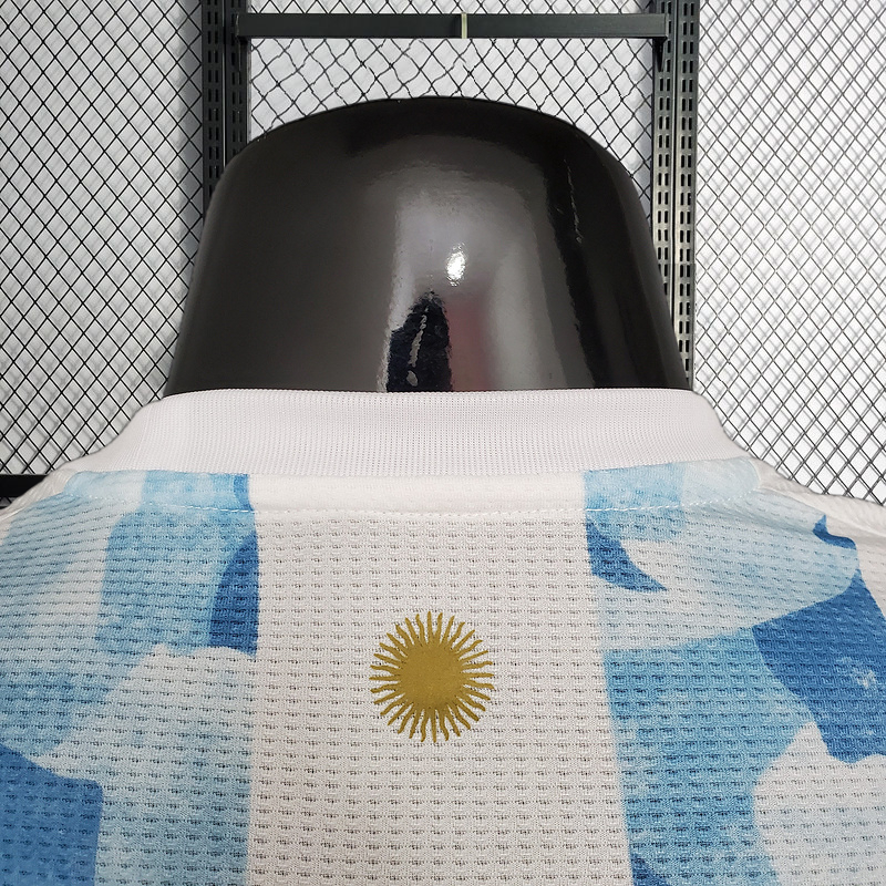 Retro player 2020-21 Argentina Home retro MESSI football jersey