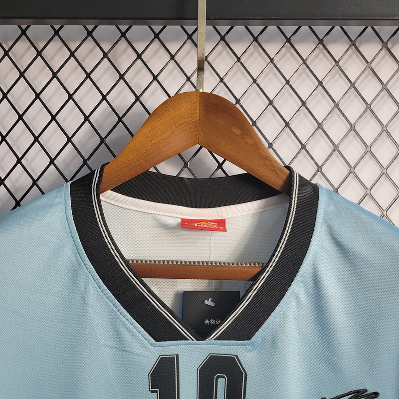 Retro 2001 Argentina retro 10 Maradona Retirement Commemorative Edition Football jersey