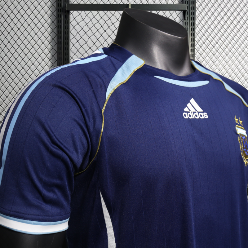 retro player 2006 Argentina away retro MESSI football jersey