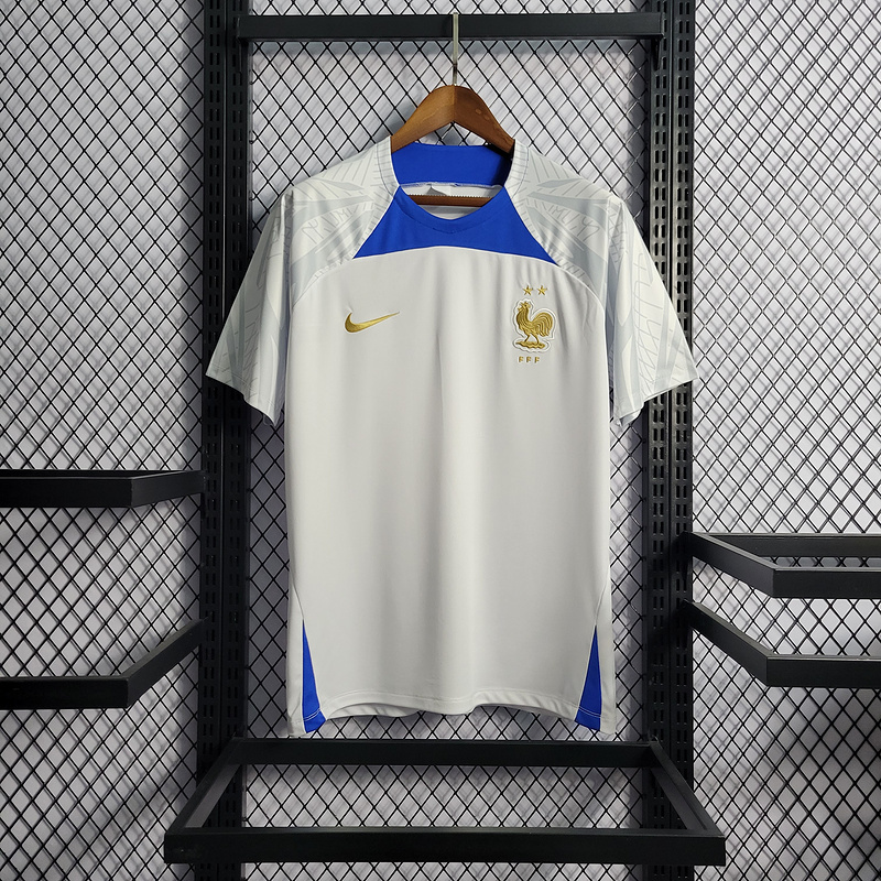 2022 France white training Football jersey