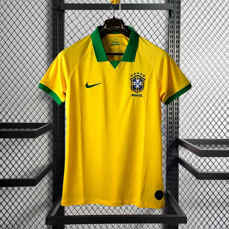 Retro 2019 Brazil Home Retro football jersey