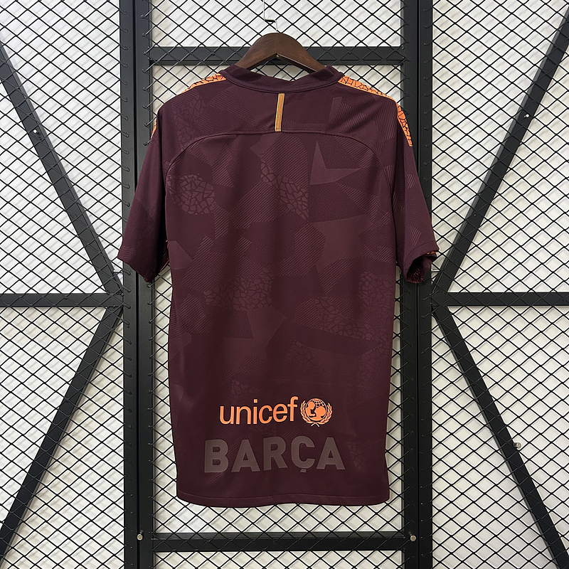Retro 2017-18 Barcelona third AWAY retro Football jersey
