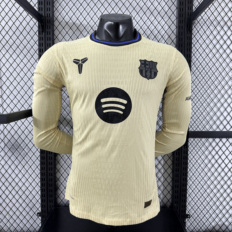 Player 2025-26 Barcelona Aawy Long sleeves Football jersey