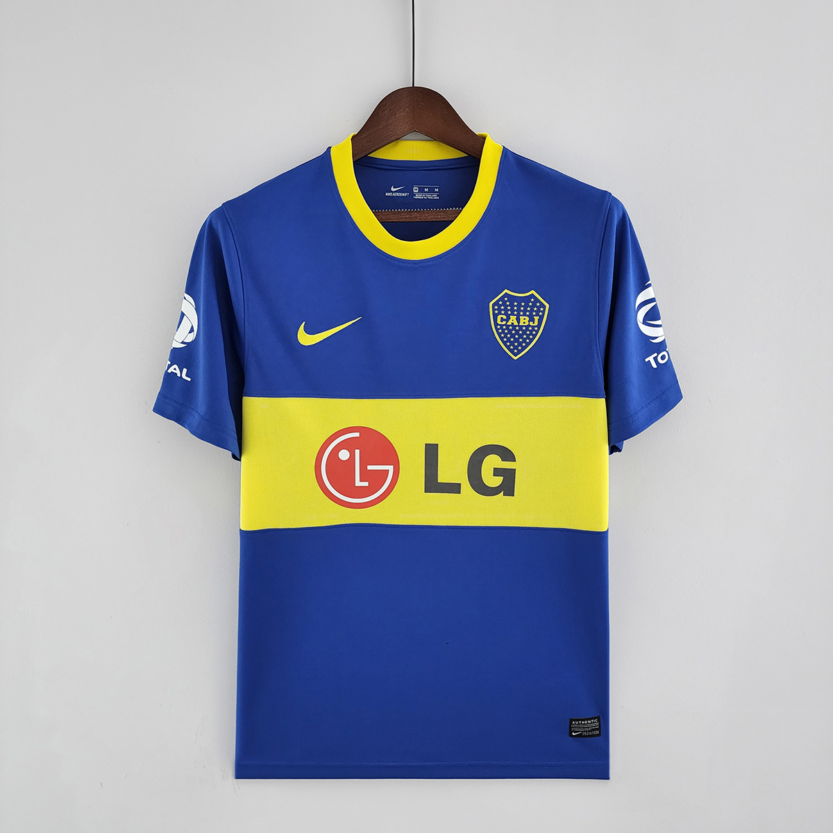 Retro 2010-11 Boca Juniors home Retro Football jersey